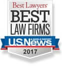 Best Lawyers, Best Law Firms, U.S. News and World Report, 2017