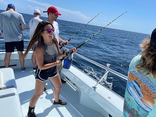Photo of the legal professionals from Summer 2021: Fishing Trip in Perdido Key, Florida.